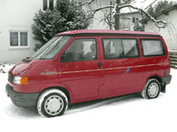 1992 VW T4 California Coach  Red Poptop Camper