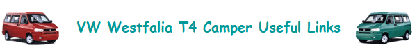VW Westfalia T4 Camper Useful Links